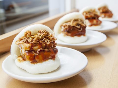 Confit pork bao at Bao, London, UK