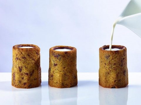 Cookie shots at Dominique Ansel Bakery, New York, USA