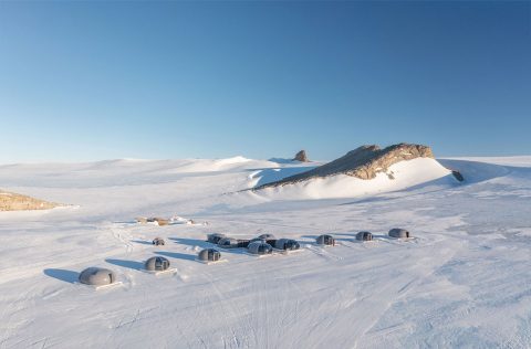 White Desert’s Echo camp on Queen Maud Land, Antarctica