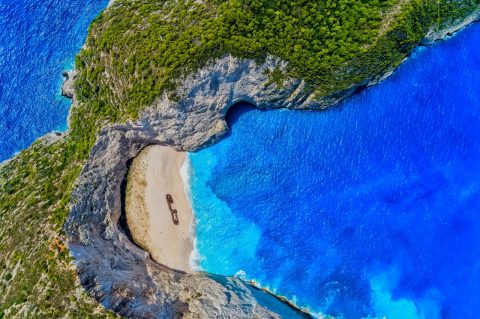 Shipwreck Beach, Zakynthos, Greece