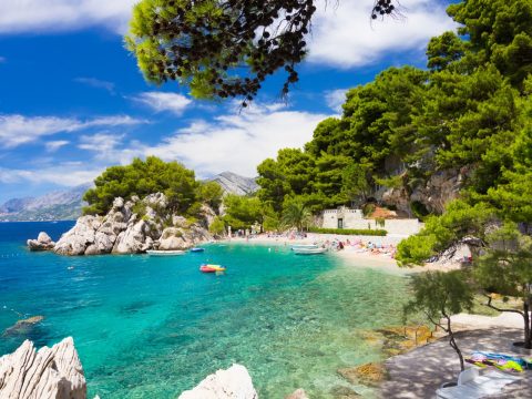 Punta Rata Beach, Brela, Croatia