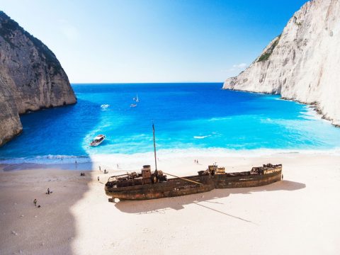 Navagio Beach, Zakynthos, Greece