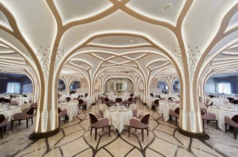 Compass Rose restaurant on the Regent Seven Seas Grandeur