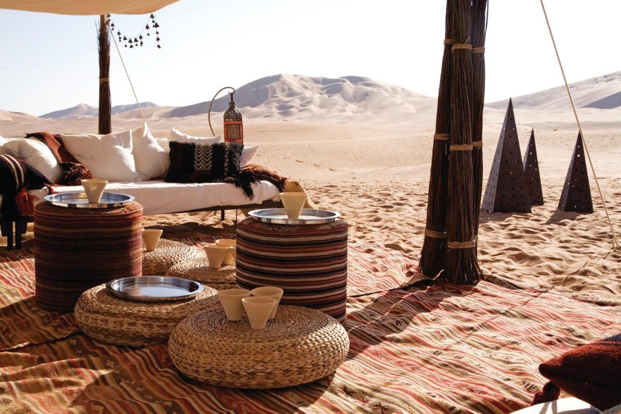 po-up travel camp in oman