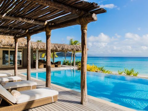 Kokomo Island, Fiji balcony view