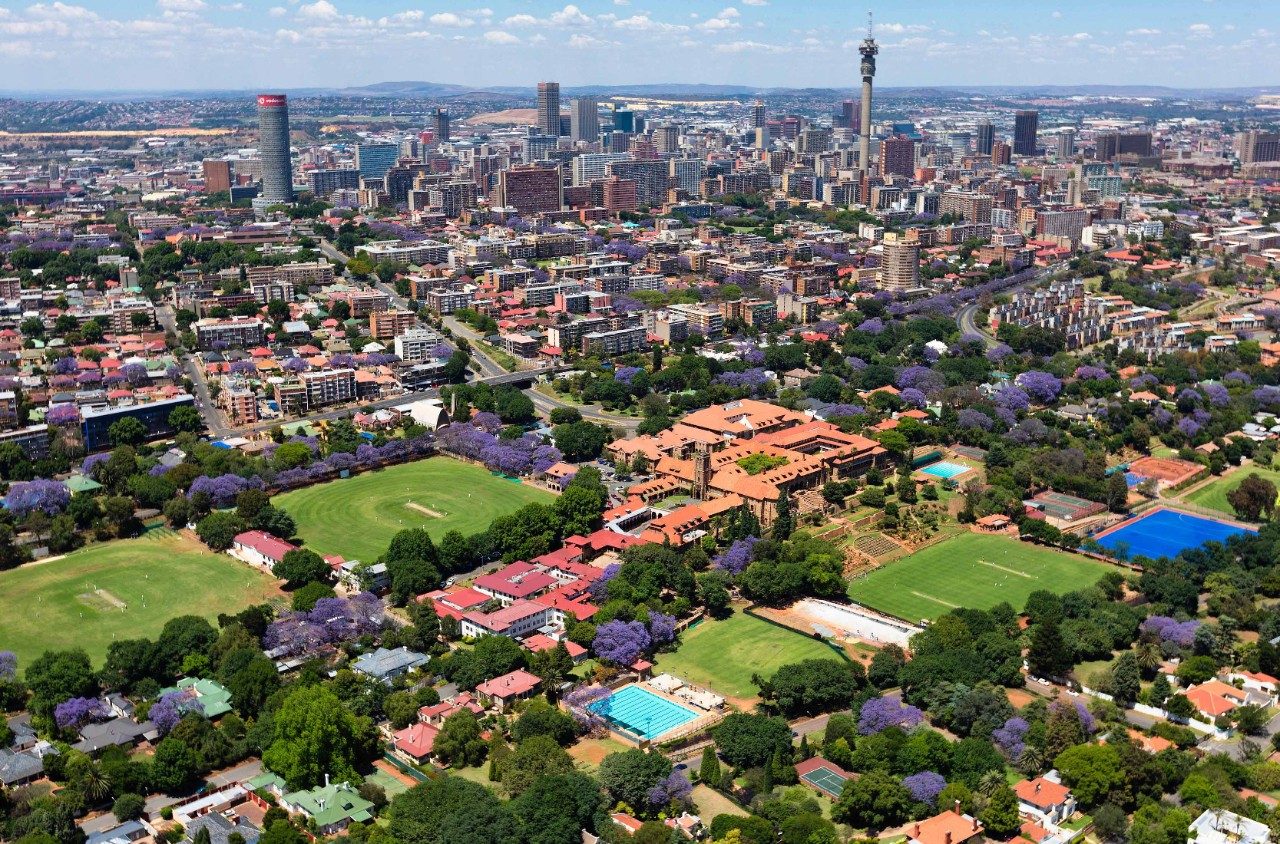 city skyline johannesburg