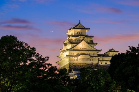 Himeji Castle in Hyogo Prefecture in Japan