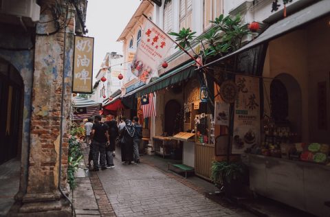 Shops in Ipoh, Malaysia