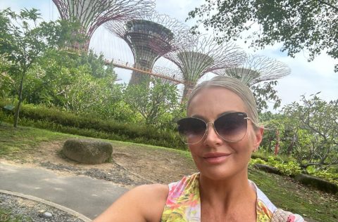 Danica Bunch at Gardens by the Bay in Singapore