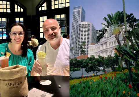 Alex Christou at Raffles Singapore