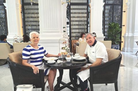 Peter Chayter at Raffles Singapore