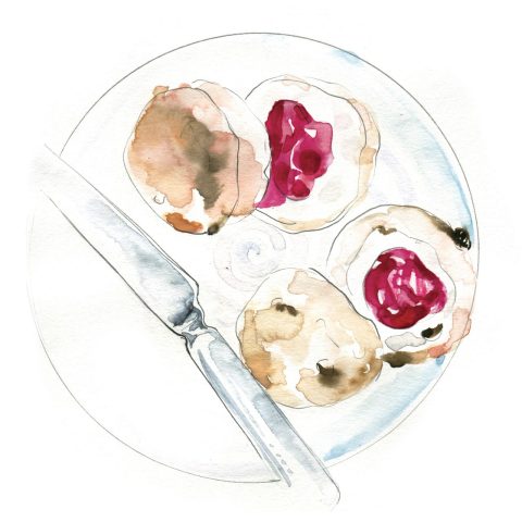 High Tea Illustration by Sarah Hankinson