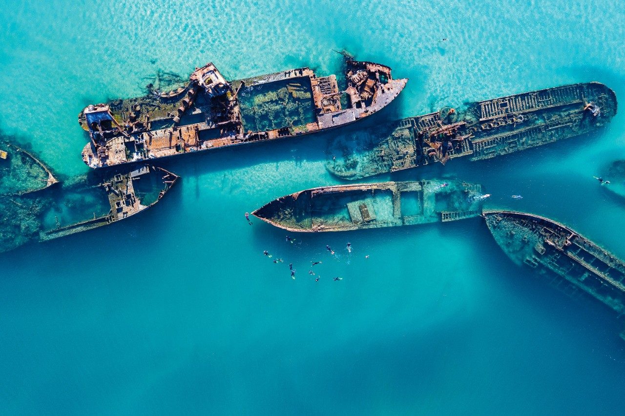 Tangalooma Wrecks, Moreton Bay, QLD