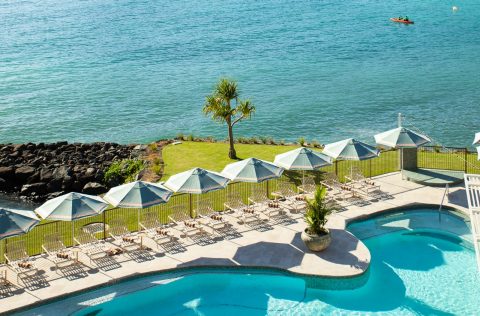 The pool area of The Sundays on Hamilton Island