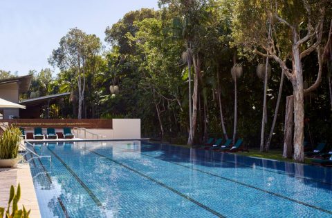 The pool at Crystalbrook Byron, Byron Bay