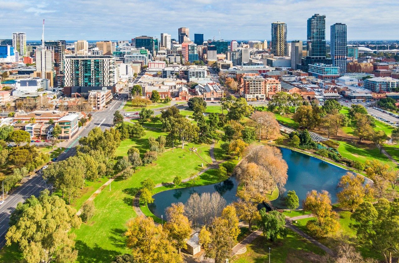 city skyline park adelaide 