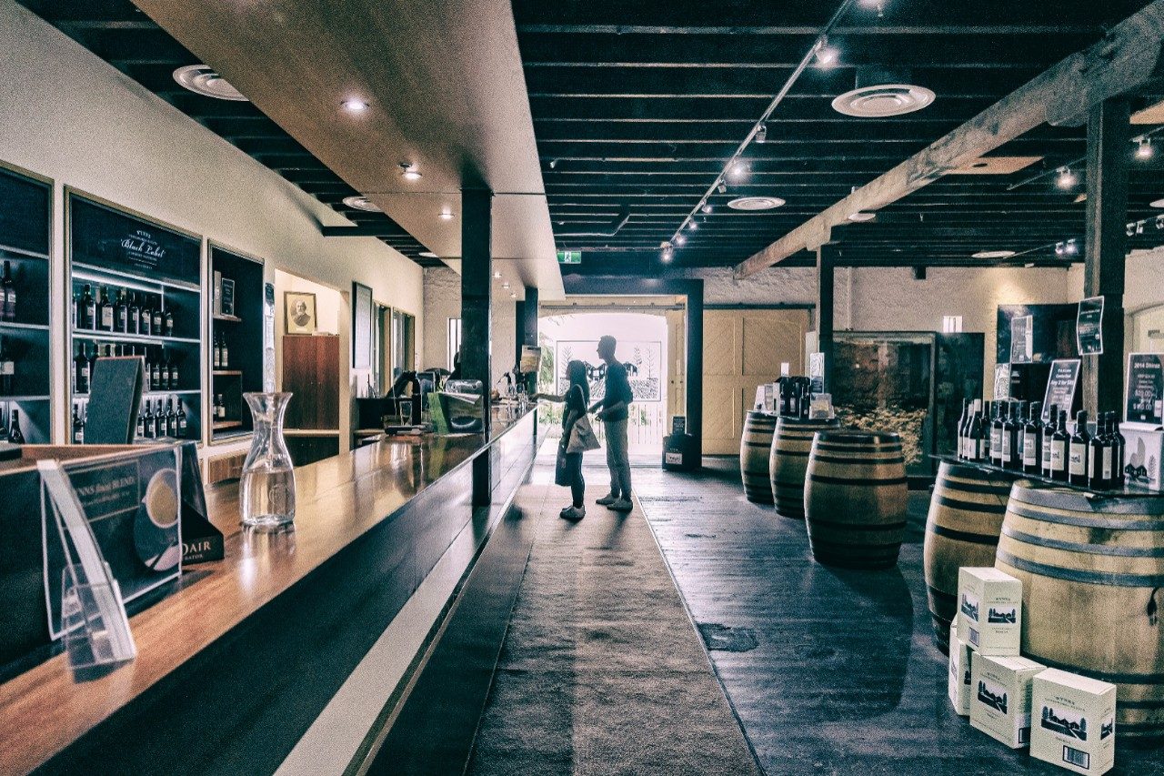 Wynn's Cellar Door interior, Coonawarra, South Australia