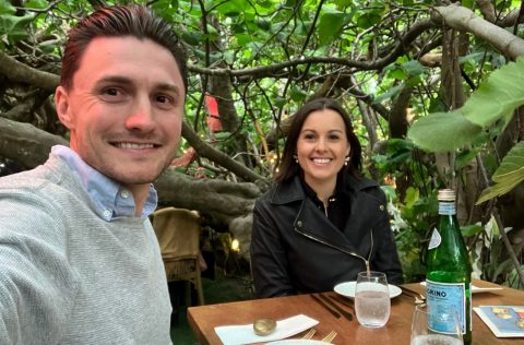 Alex Shaw and wife on Kangaroo Island in South Australia