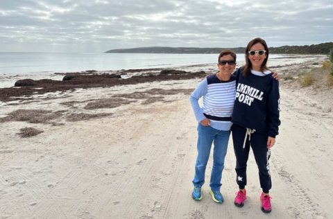 Photo of Martine Prunty on Kangaroo Island, South Australia