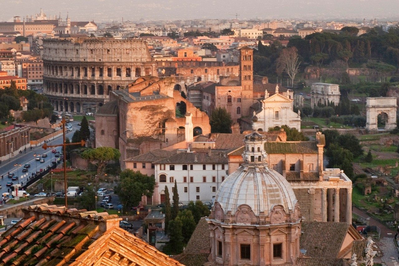 A view of the Roman skyline