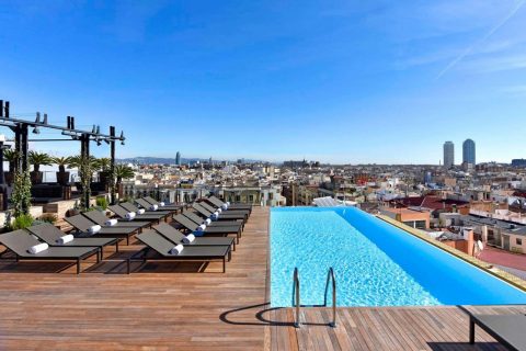 Grand Central Hotel, Barcelona rooftop pool