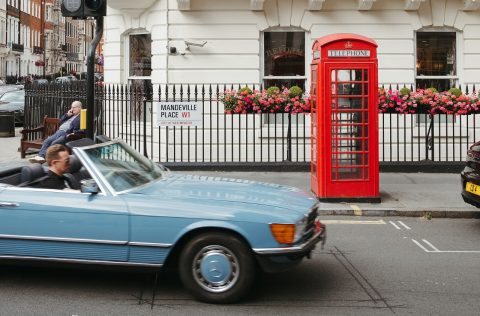 Red phone box, London