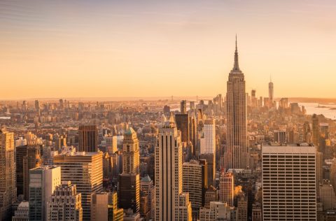 New York city skyline