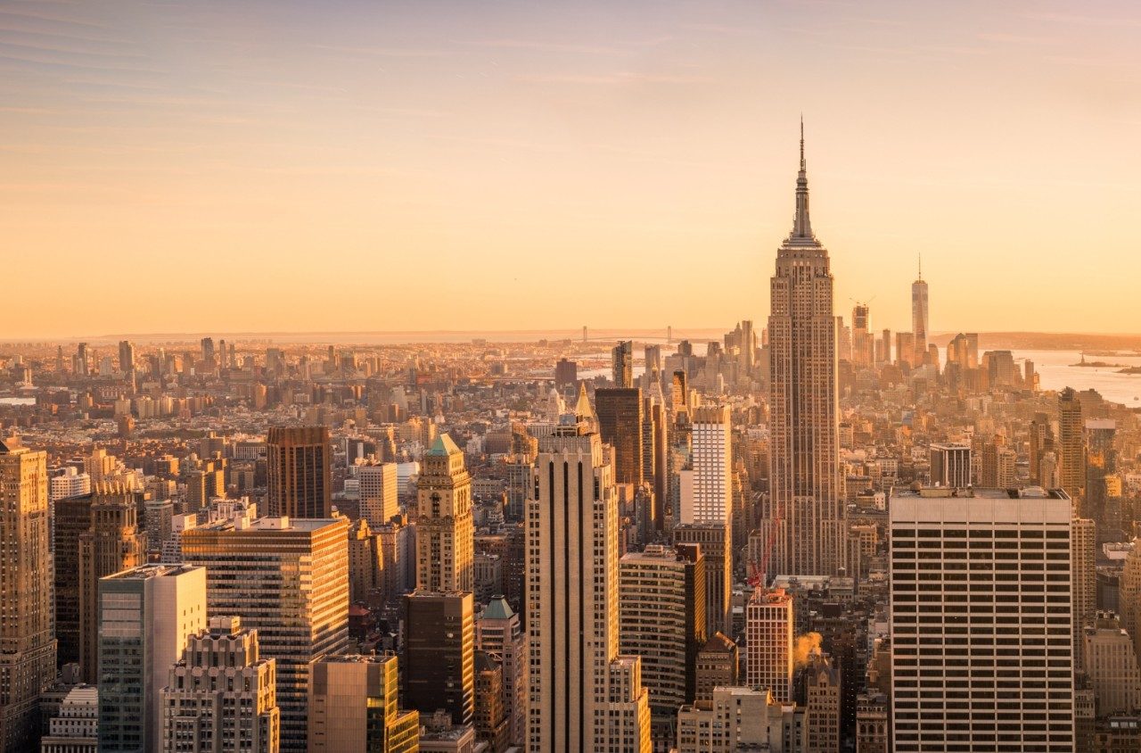 New York city skyline