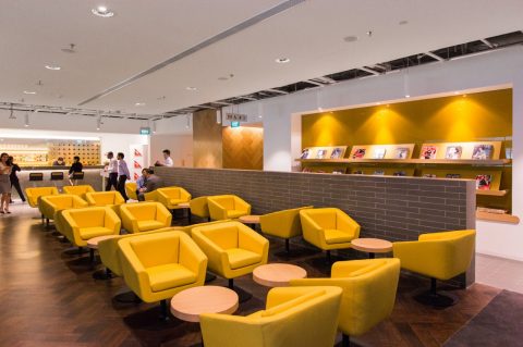 Qantas Singpore Business Lounge