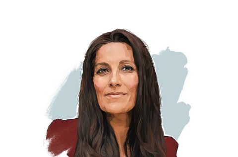 Illustration of Sukhinder Singh Cassidy, CEO of Xero