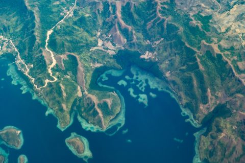 Philippines Islands from above