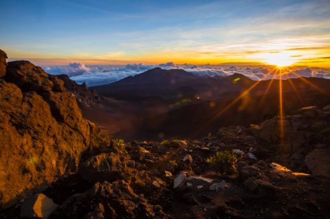 Sunrise Haleakala crater Maui, USA