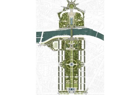 Eiffel Tower blueprint