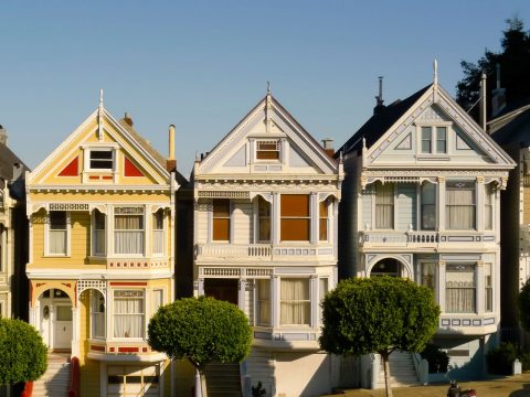 san francisco street and houses