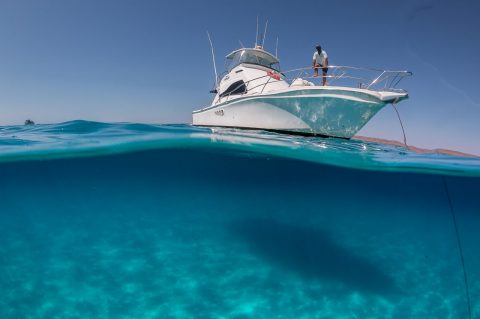 Live Ningaloo boat